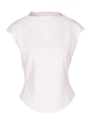 Alaïa Cap T-Shirt - White
