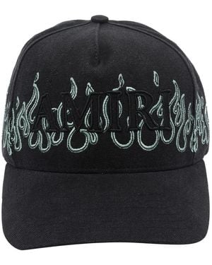 Amiri Flames Baseball Cap - Black