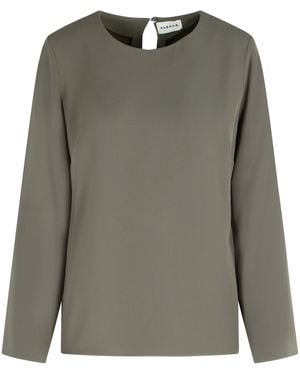 P.A.R.O.S.H. P.A.R.O..H. 'Poker' Polyester Blouse - Green