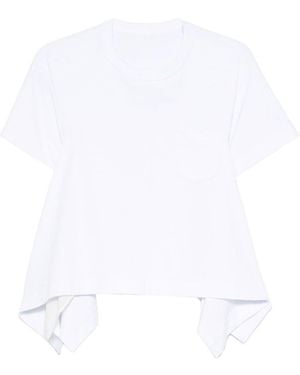 Sacai Cotton T-Shirt - White