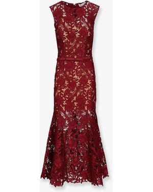 Red Self-Portrait Dresses for Women | Lyst