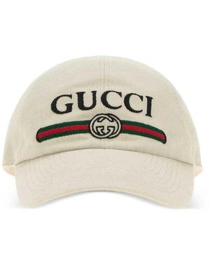 Gucci Neutrals Hats - Natural