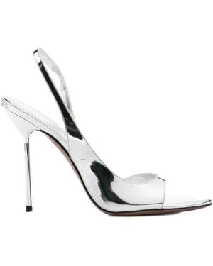 Paris Texas Lidia Slingback Sandals - White
