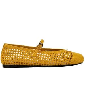 Prada Shoes Flats - Yellow