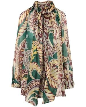 Etro Organza Blouse - White