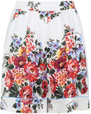 Dolce & Gabbana Dolce & Gabbana Silk Pants - Red