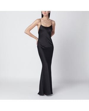 ANDAMANE Ninfea Dress With Back Draping - Black