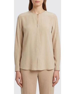 Max Mara Pure Pure Silk Blouse Max Mara - Natural