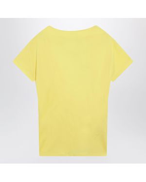 Jacquemus Mistral Draped T-Shirt - Yellow