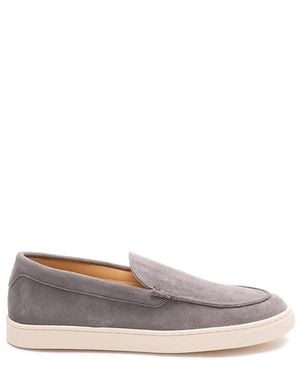Brunello Cucinelli Suede Loafers - White