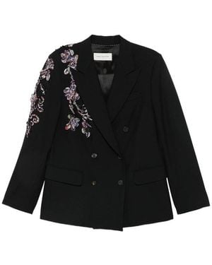Dries Van Noten Jackets - Black
