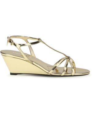 Prada Wedge Sandals - Natural