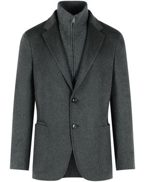 ZEGNA 'Oasi Beaver' Cashmere Jacket - Black