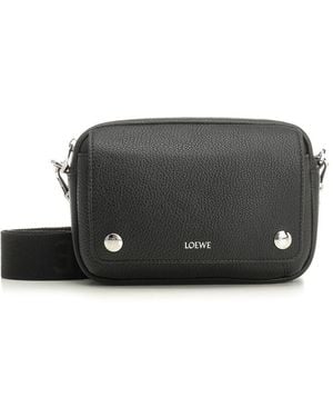 Loewe "Messenger Pebble" Bag - Black