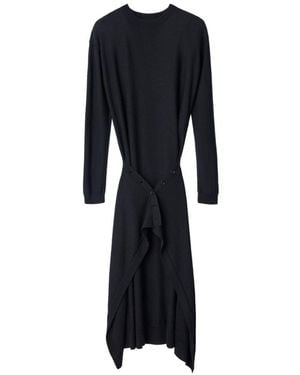 Lemaire Wool Blend Long Dress - Blue