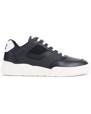 Celine Ct-09 Leather, Rubber And Mesh Sneakers - Blue