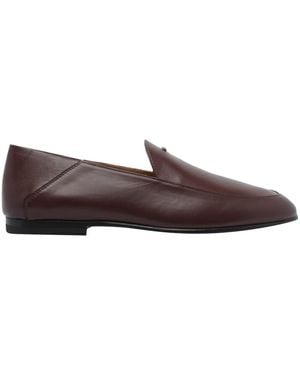 Tod's Leather Sabot Loafers - Brown