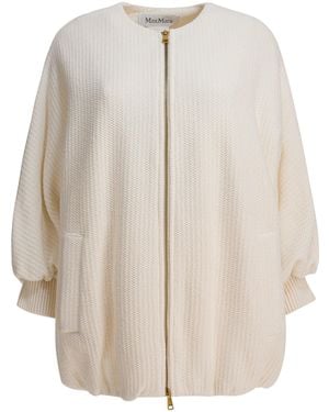 Max Mara Wool And Cashmere Jacket - Natural
