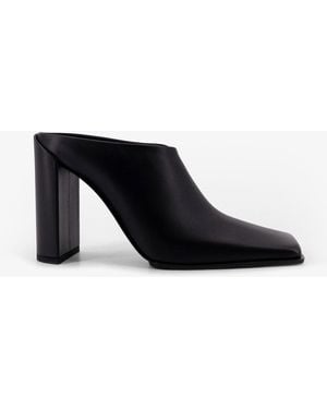Alaïa Square Leather Mule - White