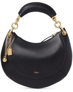Chloé Small Chloé Banana Zipped Hobo - Black