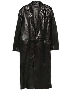 Ann Demeulemeester Coats - Black