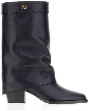 Fendi Shoes Boots - Black