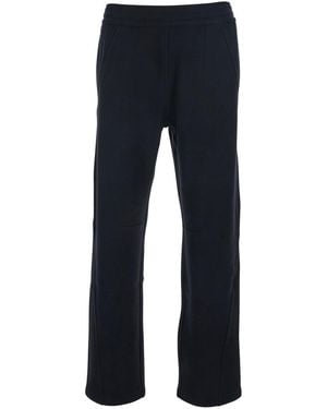 Givenchy Pants With Elastic Waist And Embroidered Logo On The Back - Blue