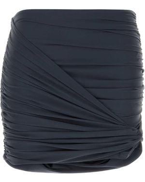 Magda Butrym Ss26 Swim Skirt 01 - Blue