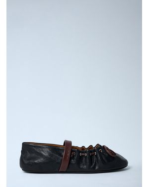 Marni Leather Flat Shoes - Multicolor