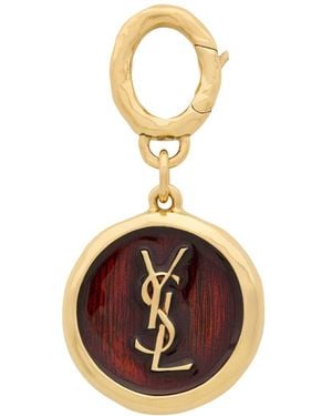 Saint Laurent Cassandre Charm - Metallic