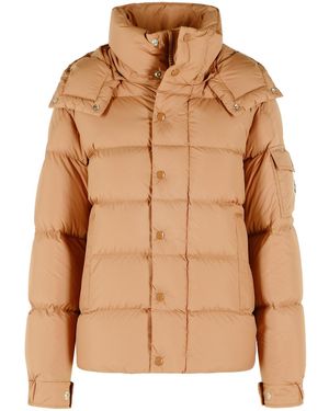 Moncler 'Maya 70' Camel Polyamide Down Jacket - Brown