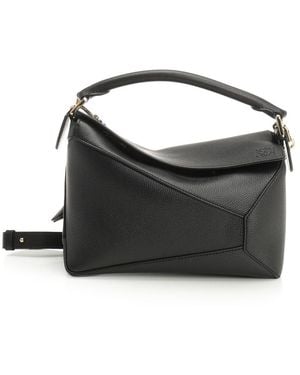 Loewe Small "Puzzle Edge" Bag - Black