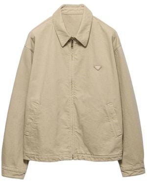 Prada Neutrals Jackets - Natural