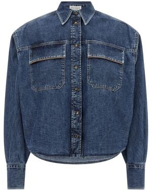 Brunello Cucinelli Cotton Blouse - Blue