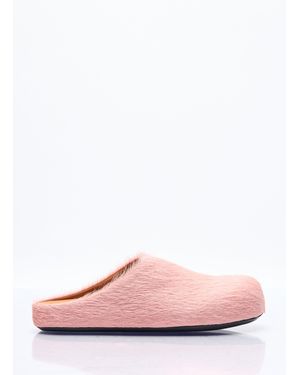 Marni Fussbett Sabot Mules - Pink