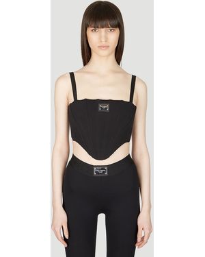 Dolce & Gabbana Logo Plaque Corset - Multicolor