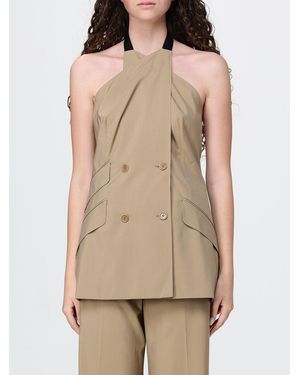 Max Mara Waistcoat Camel - Natural