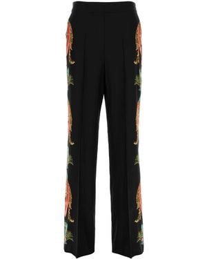 Etro Silk Pant - Black