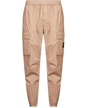 Stone Island Slim-Fit Pants - Natural