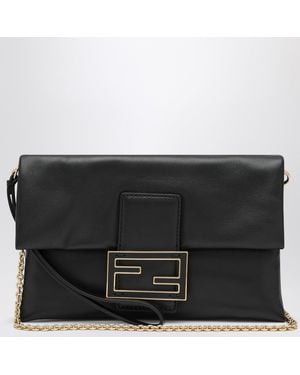 Fendi Mamma Baguette Pouch - Black