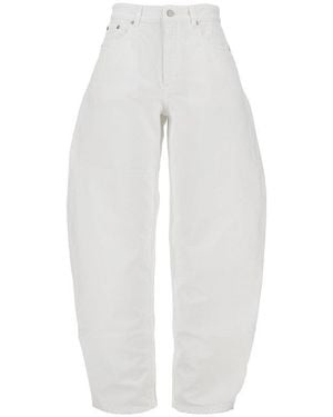 Alaïa 'Rodeo' Denim Pants - White