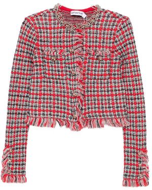 Self-Portrait Self Portrait Jackets - Red