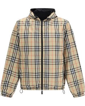 Burberry Reversible Vintage Check Jacket - White