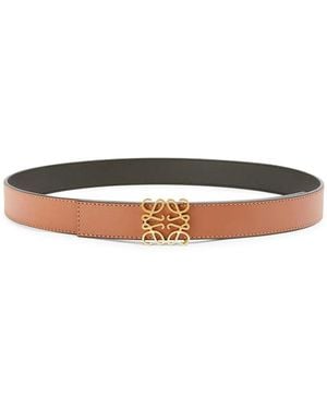 Loewe Reversible Anagram Belt - White