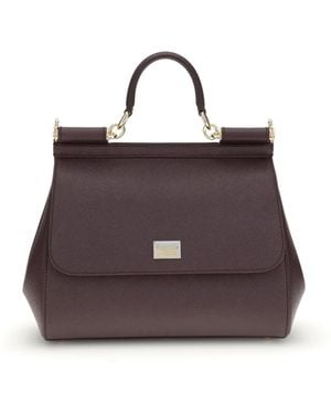 Dolce & Gabbana My Sicily Handbag - Purple