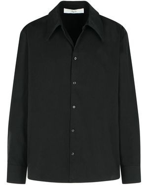 Séfr 'Trino' Cotton Shirt - Black