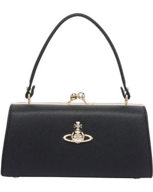 Vivienne Westwood Xl Doll Frame Purse - Black