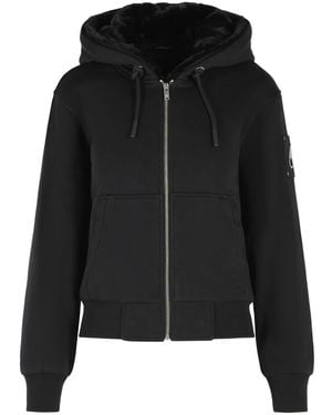 Moose Knuckles 'Bunny' Cotton Blend Sweatshirt - Black