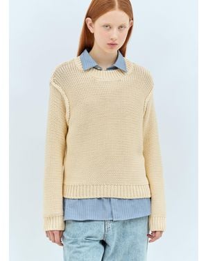 A.P.C. Cotton-Blend Sweater - Natural