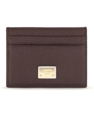 Dolce & Gabbana Dolce & Gabbana Leather Cardholder - Brown